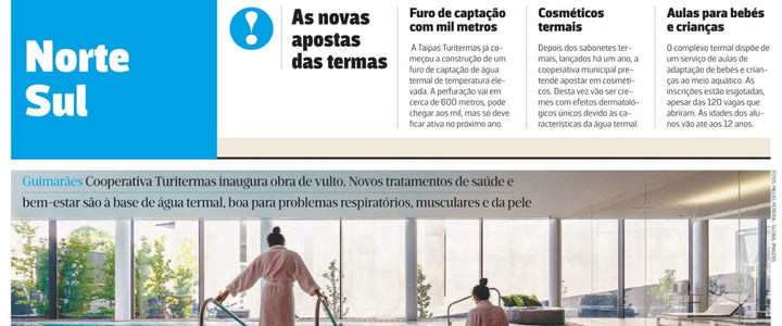 Taipas Termal no Jornal de Noticias