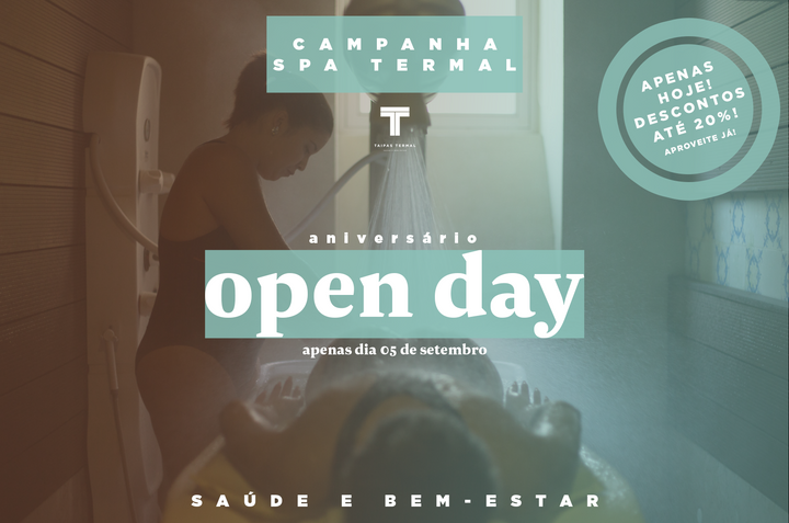 Campanha Aniversário - Open Day Taipas Termal